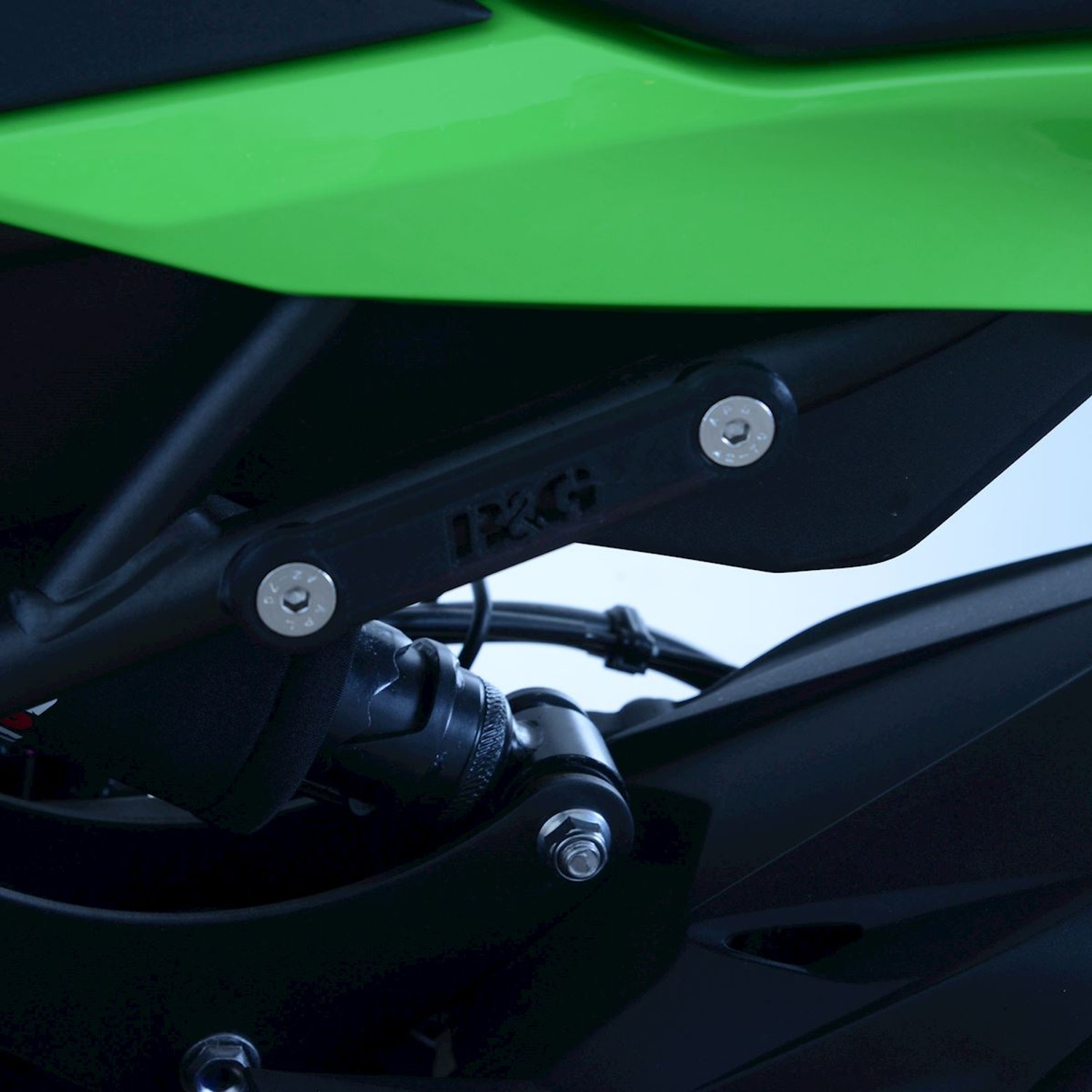 R&G Racing Rear Footrest Plates (Pair) for the Kawasaki ZX-25R '20-'22 / GSX-S1000GT '2022 R&G Racing Rear Footrest Plates (Pair) for the Kawasaki ZX-25R '20-'22 / GSX-S1000GT '2022